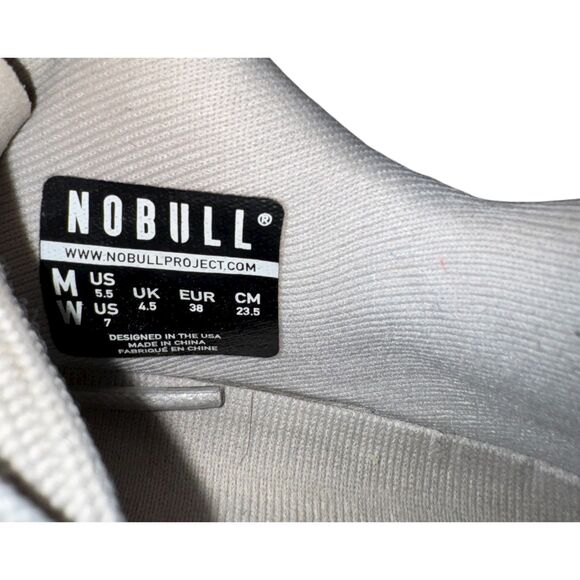 No Bull Sz 7 Outwork Edge Impact Sneakers Arctic Gray Shoes Women's Workout - Picture 6 of 6